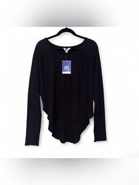 NWT JOYLAB Women’s Waffle Leggings- Friendly Long Sleeve Top black Sz XL ✨
